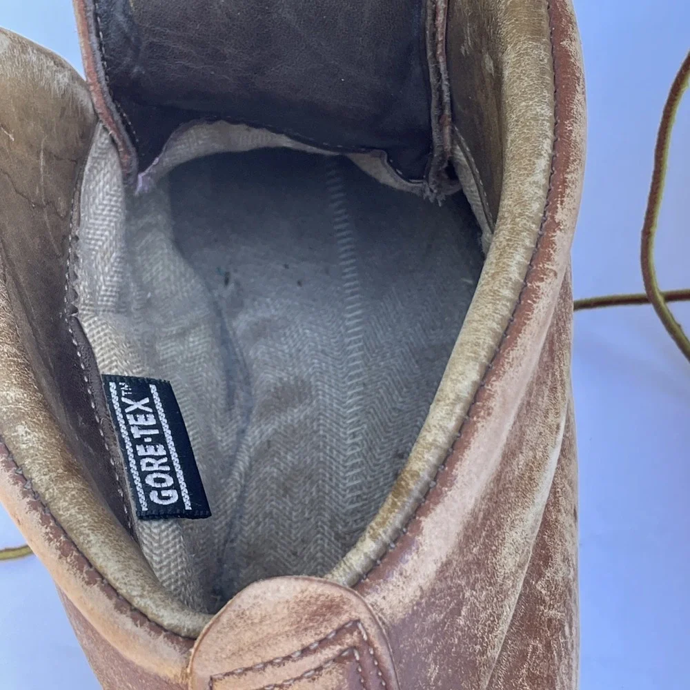 VTG Danner Mountain Light Boots Mens 14D Brown Leather Hiking Workwear Outdoor